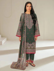 3 Pcs Women's Unstitched Printed Suit