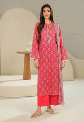 3 Pcs Women's Unstitched Printed Suit
