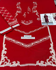 DHANAK Shirt Front HEAVY Embroidery 2pic