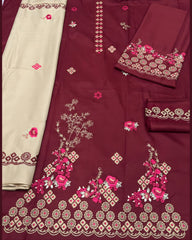Dhanak Hit Codes Embroidered 3pic