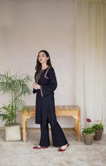 3 Pcs Women's Unstitched Embroidered Suit