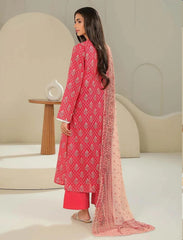 3 Pcs Women's Unstitched Printed Suit